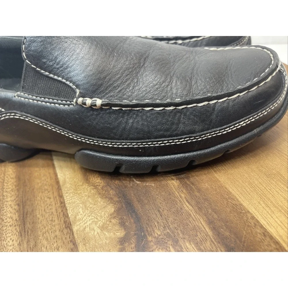 Rockport XCS‎ Mens Shoes 9.5 M Casual Slip on Lightweight Loafer Leather Black